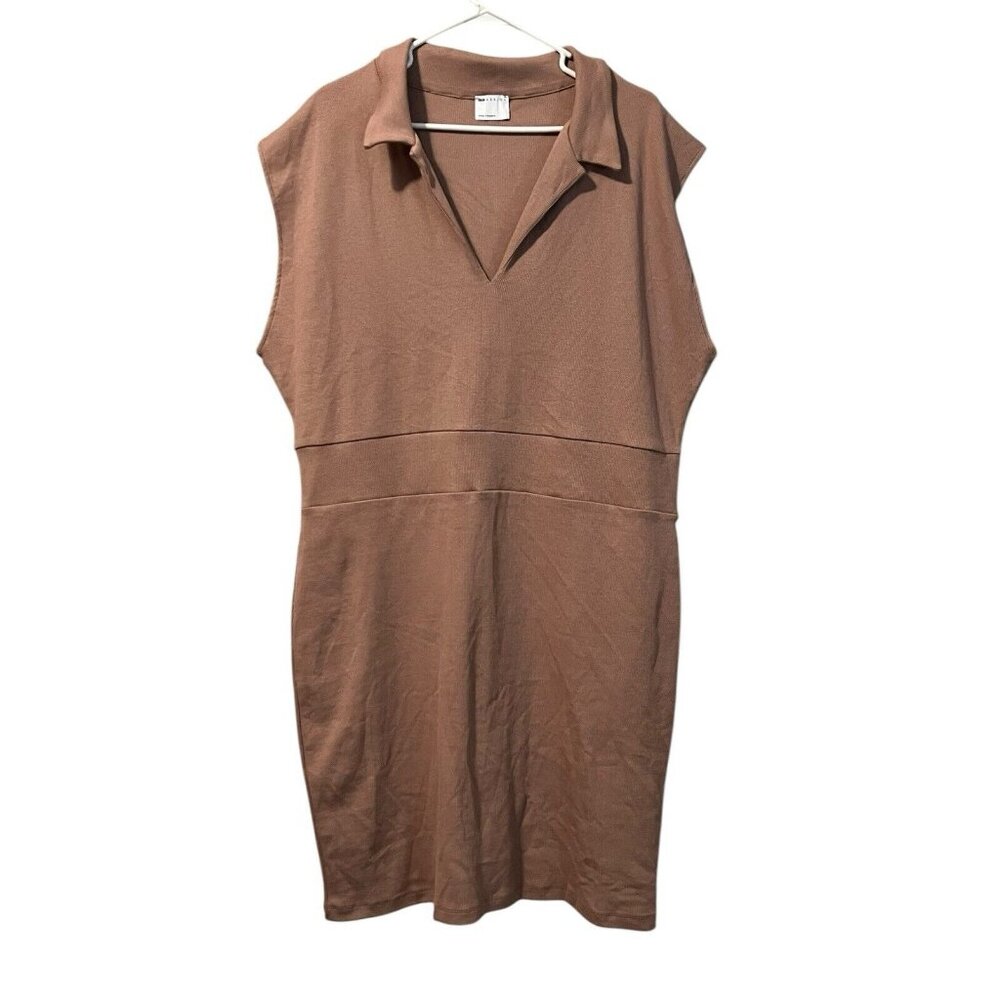 ASOS Design Dusty Collared Sweatshirt Jumper Style Dress Size 20 Preppy Modern